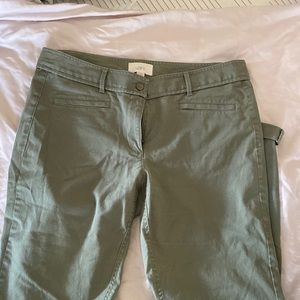 LOFT Army Green skinny leg Marisa Fit Trousers-12